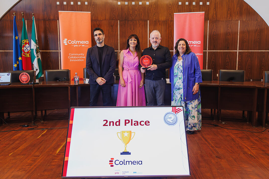 Second place winner with jury